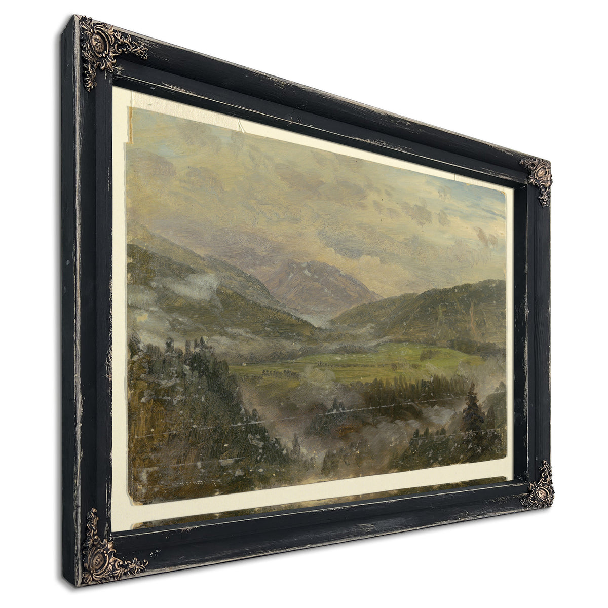 Original Files Apline Landscape By Frederic Edwin Church