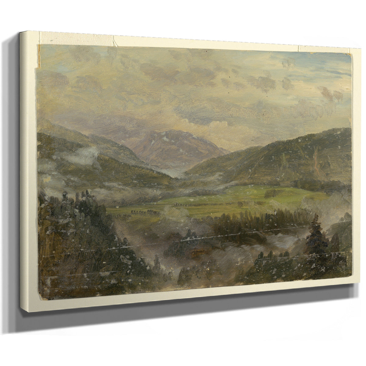 Original Files Apline Landscape By Frederic Edwin Church