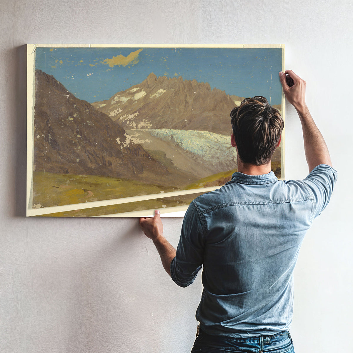 Original Files Bavarian Or Swiss Alps 02 By Frederic Edwin Church