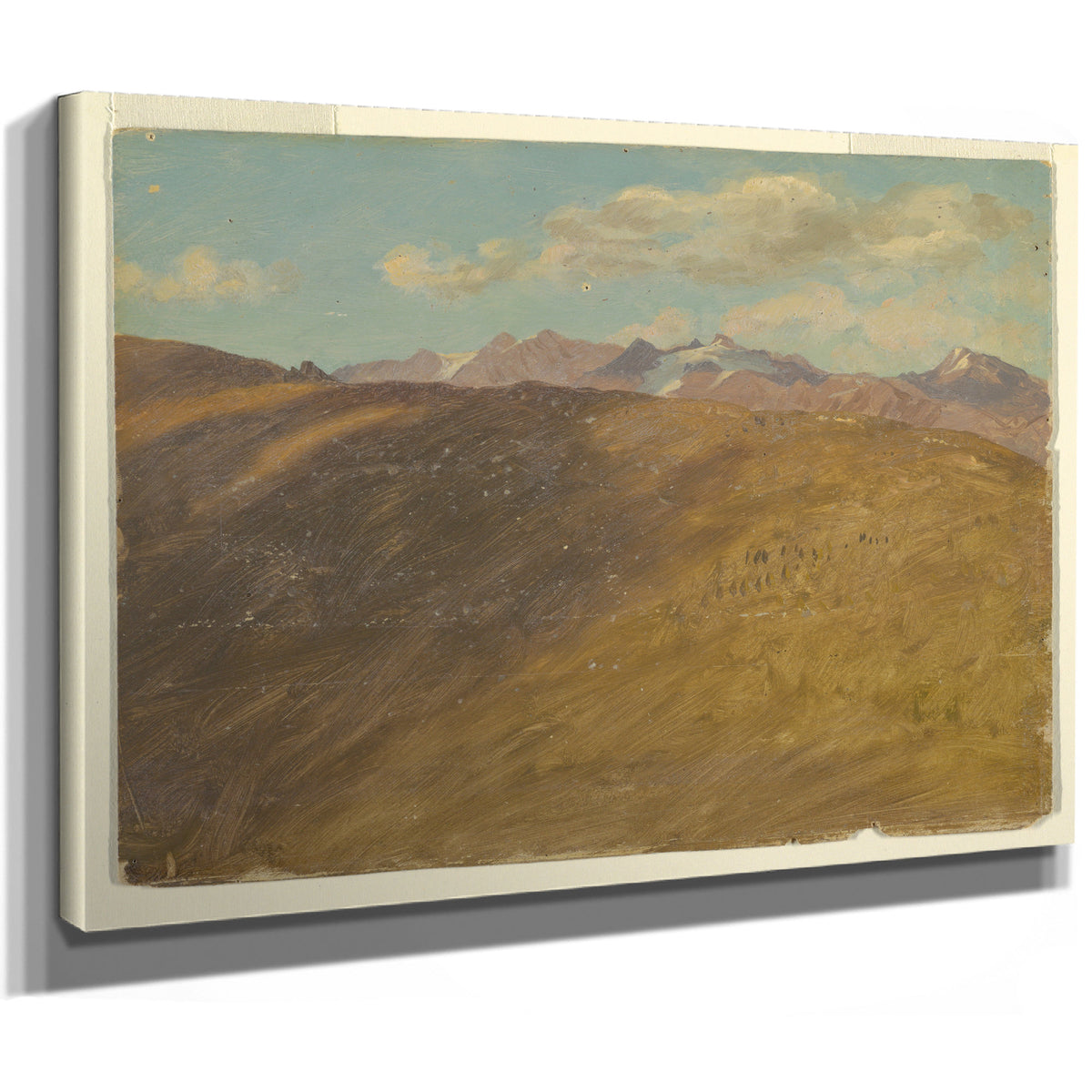 Original Files Bavarian Or Swiss Alps By Frederic Edwin Church
