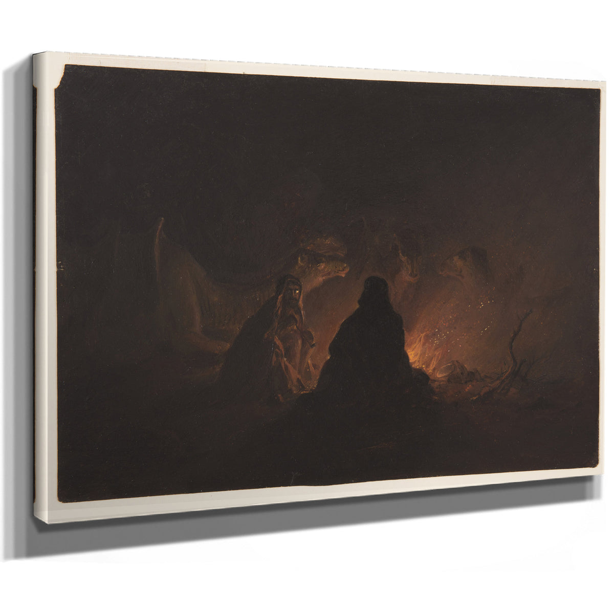 Original Files Bedouins Camp Night By Frederic Edwin Church