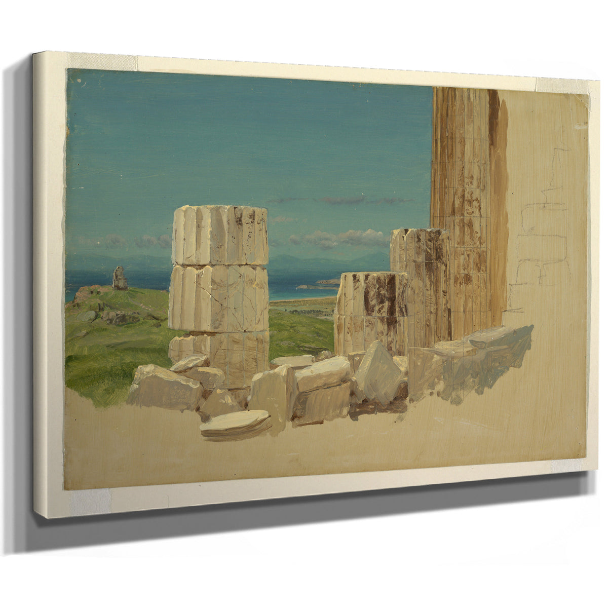 Original Files Broken Columns View the By Frederic Edwin Church