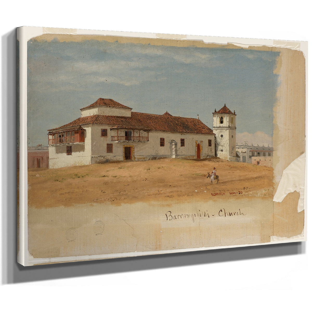 Original Files Church Barranquilla By Frederic Edwin Church