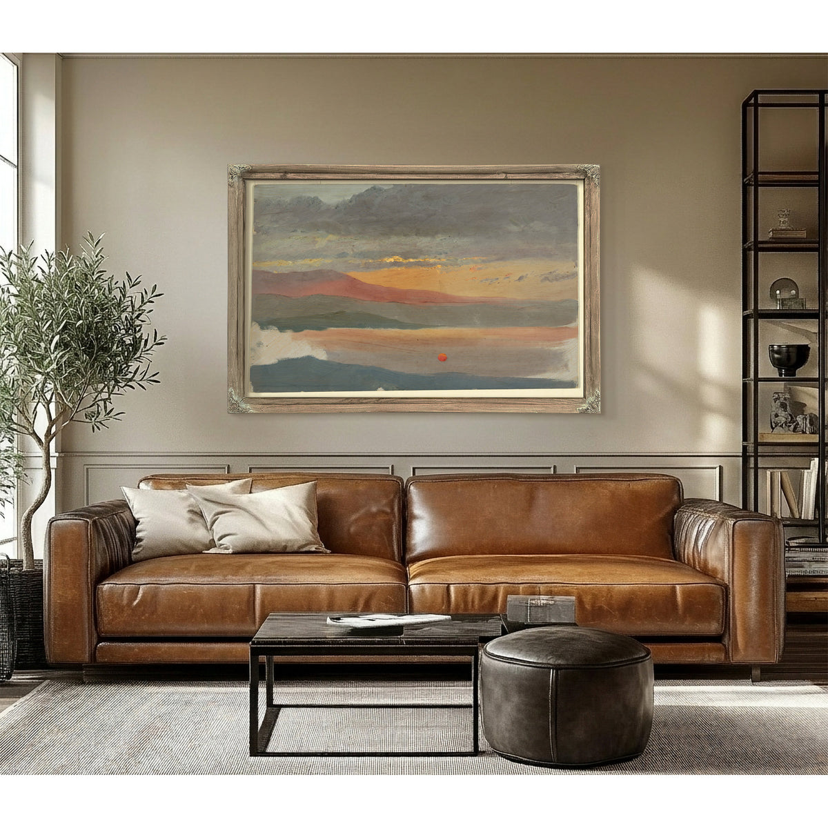 Original Files Cloud Studies Sunset By Frederic Edwin Church