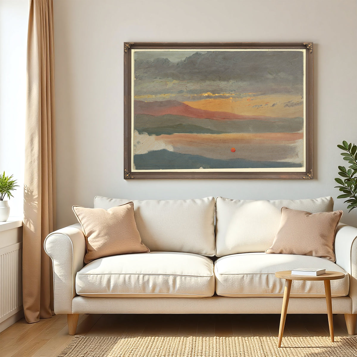 Original Files Cloud Studies Sunset By Frederic Edwin Church
