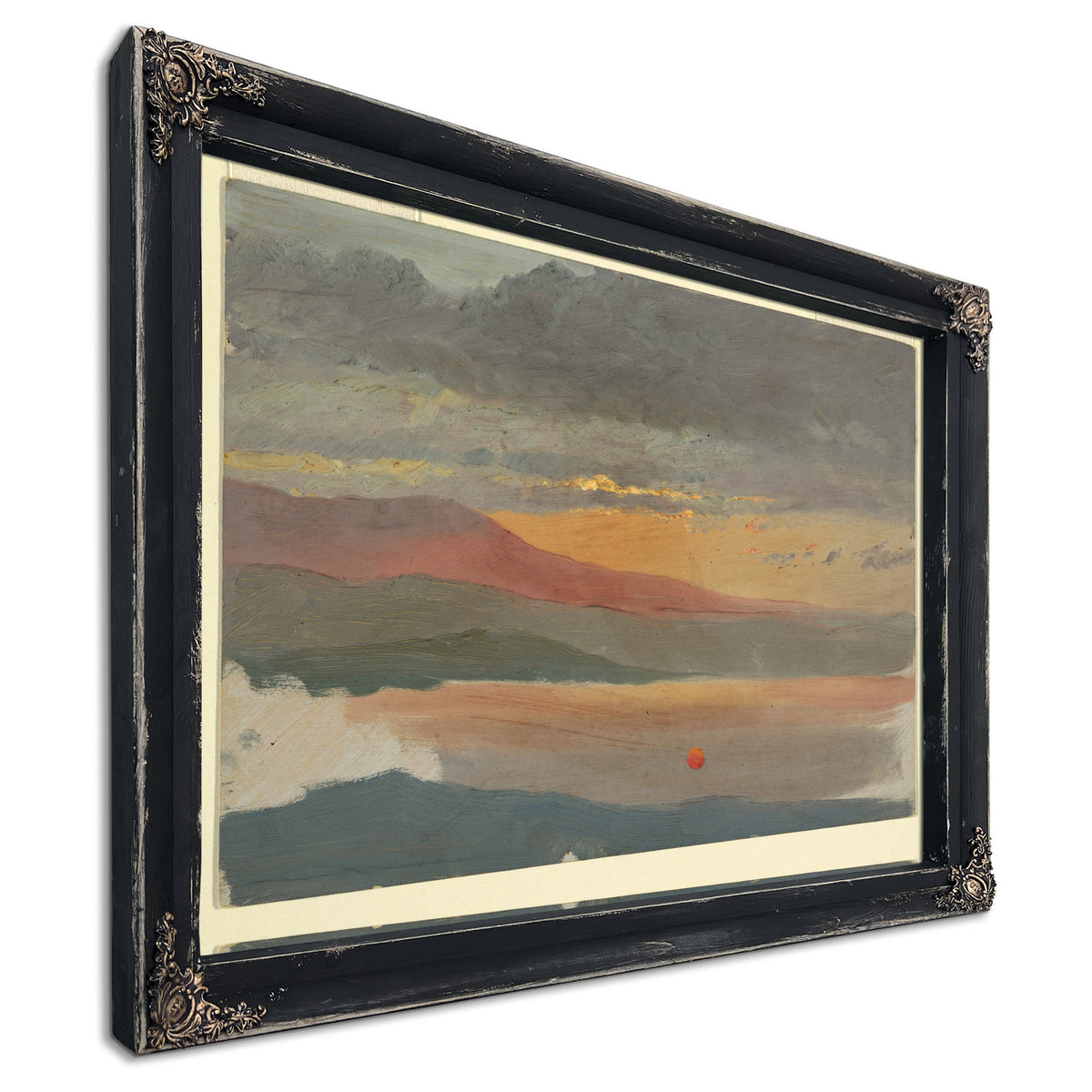 Original Files Cloud Studies Sunset By Frederic Edwin Church