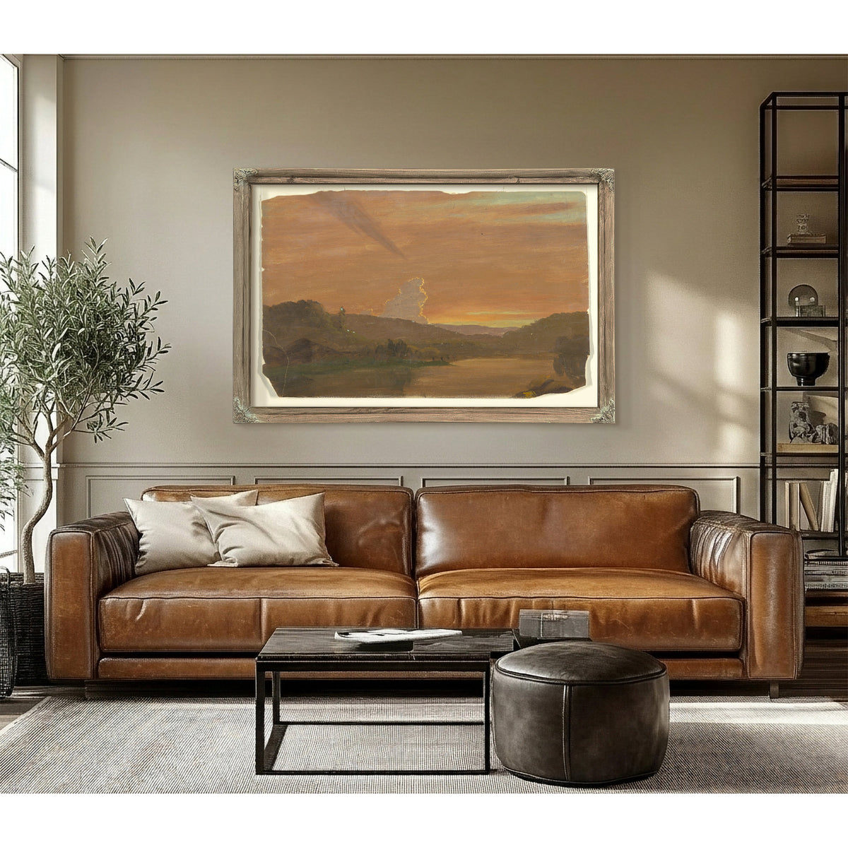 Original Files Cloud Study Sunset 02 By Frederic Edwin Church