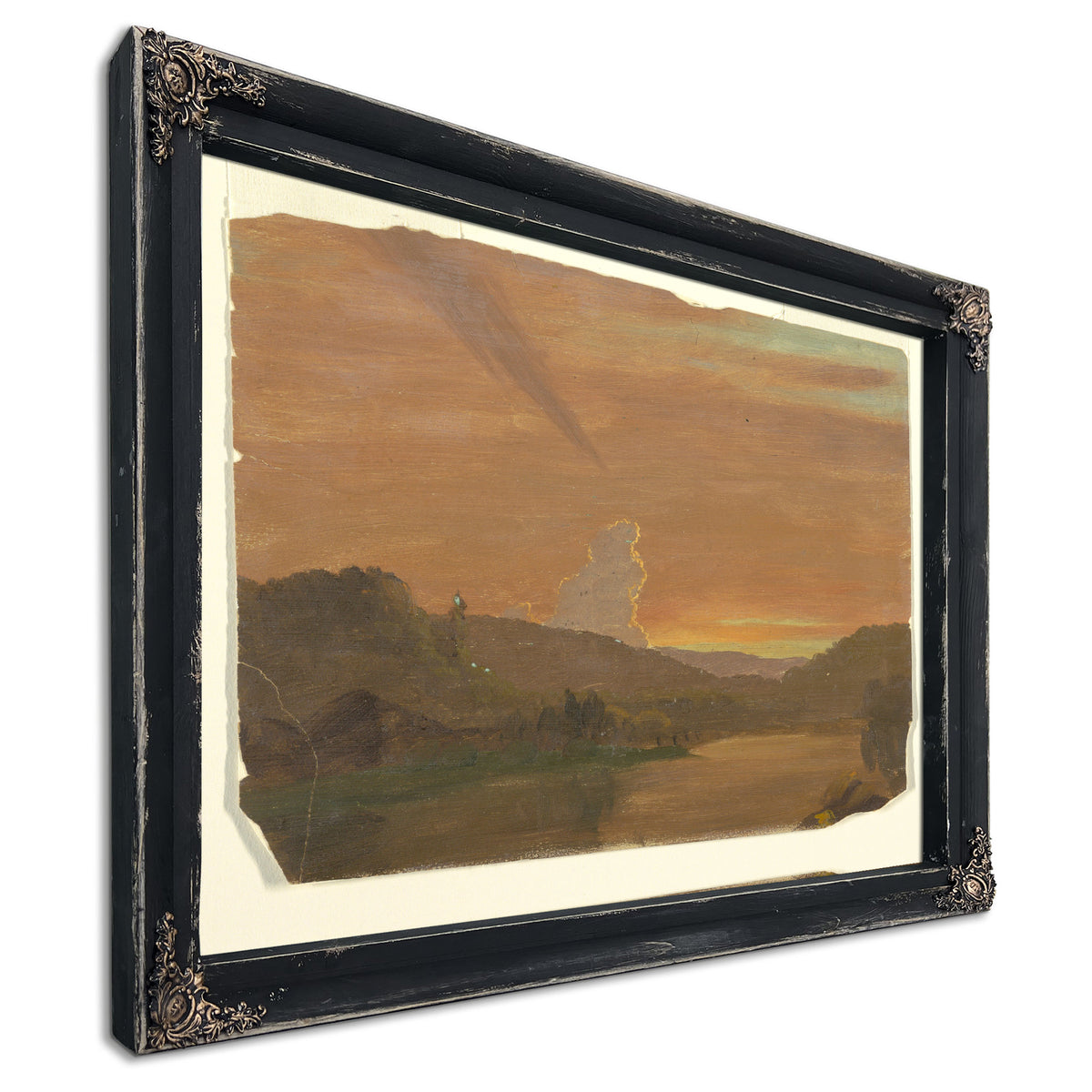 Original Files Cloud Study Sunset 02 By Frederic Edwin Church