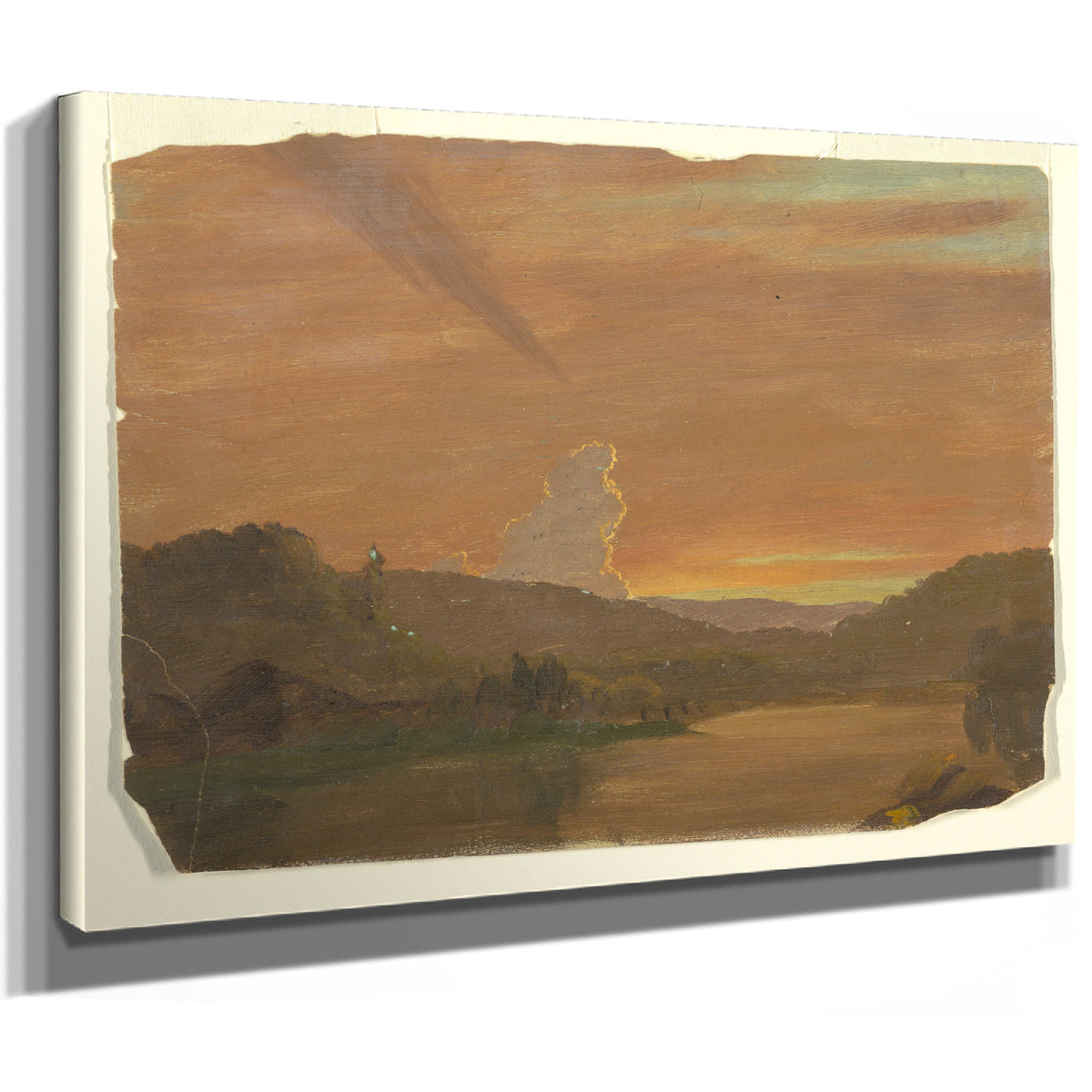 Original Files Cloud Study Sunset 02 By Frederic Edwin Church