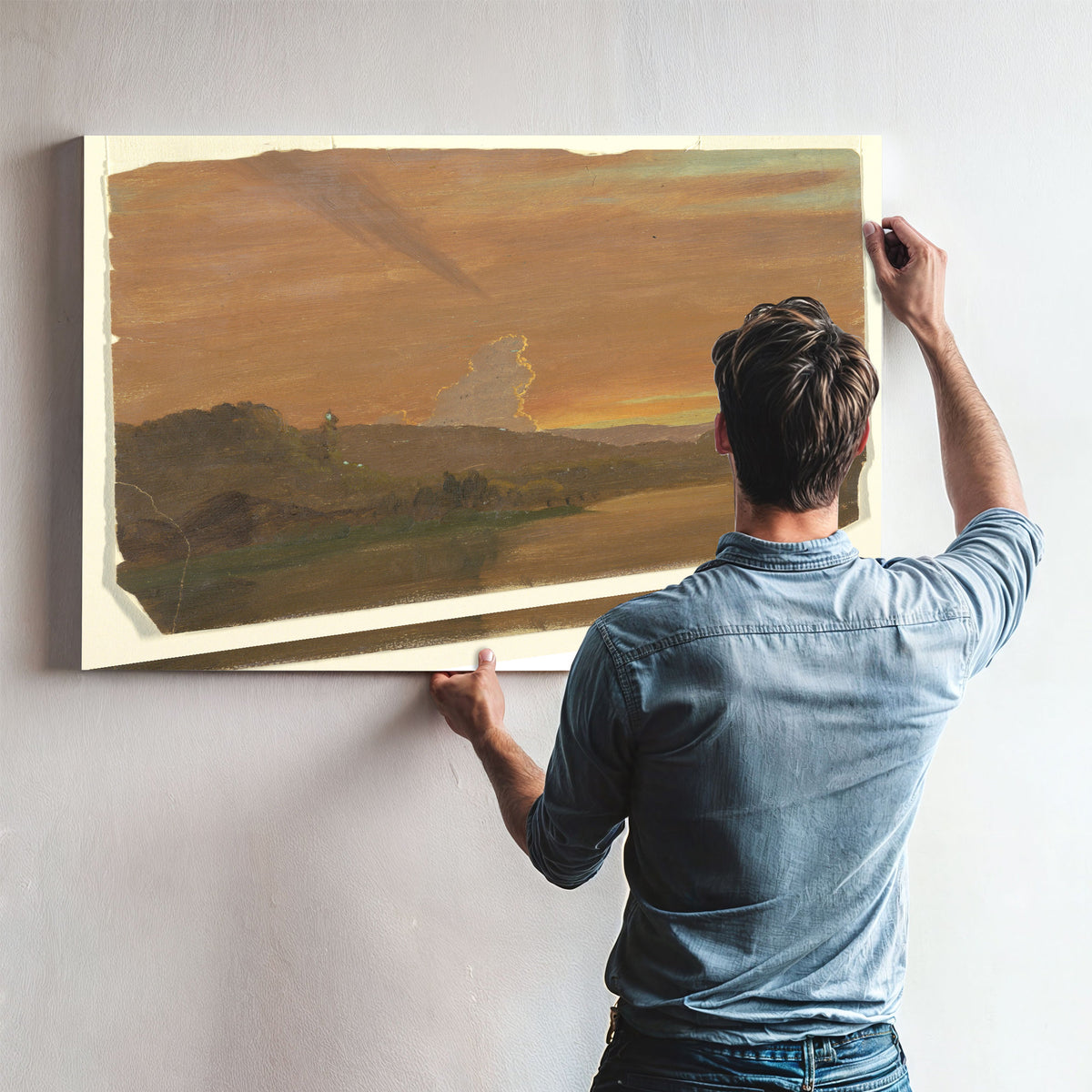 Original Files Cloud Study Sunset 02 By Frederic Edwin Church