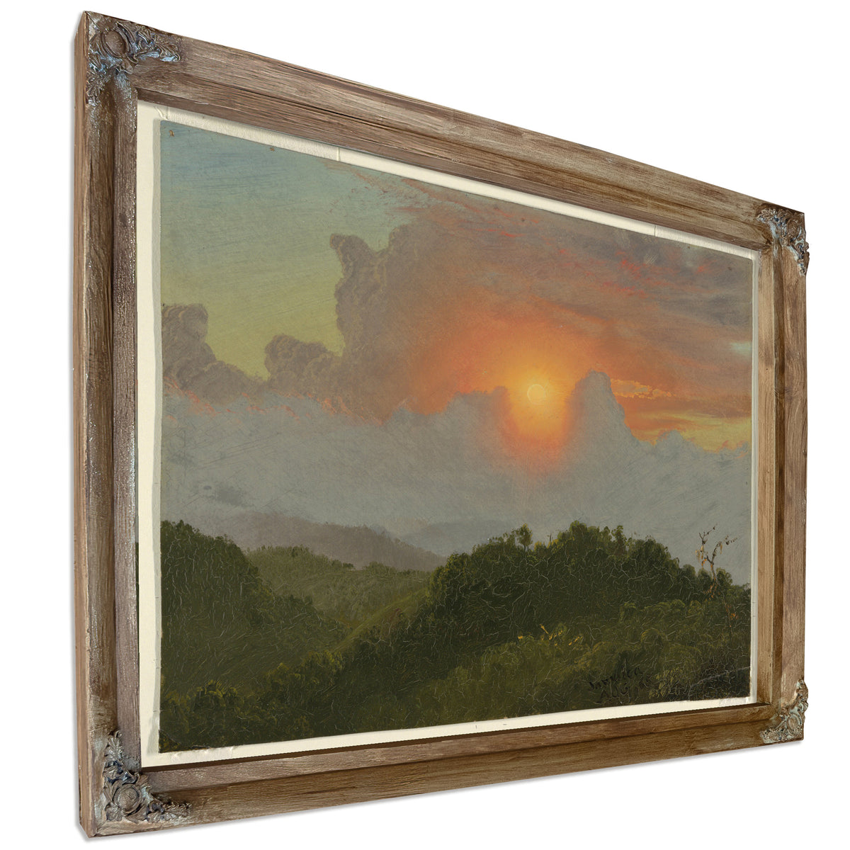 Original Files Cloudy Skies August By Frederic Edwin Church