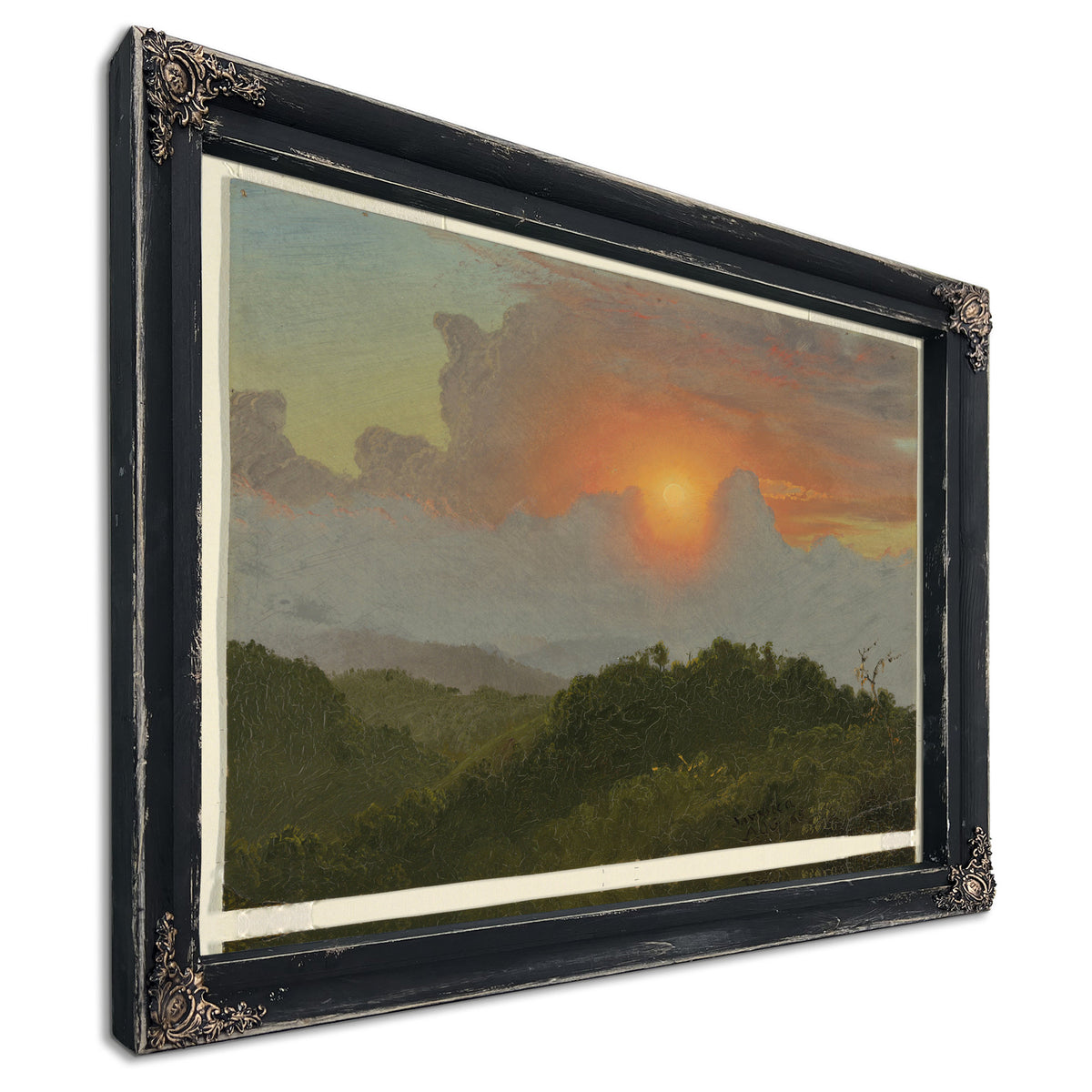 Original Files Cloudy Skies August By Frederic Edwin Church