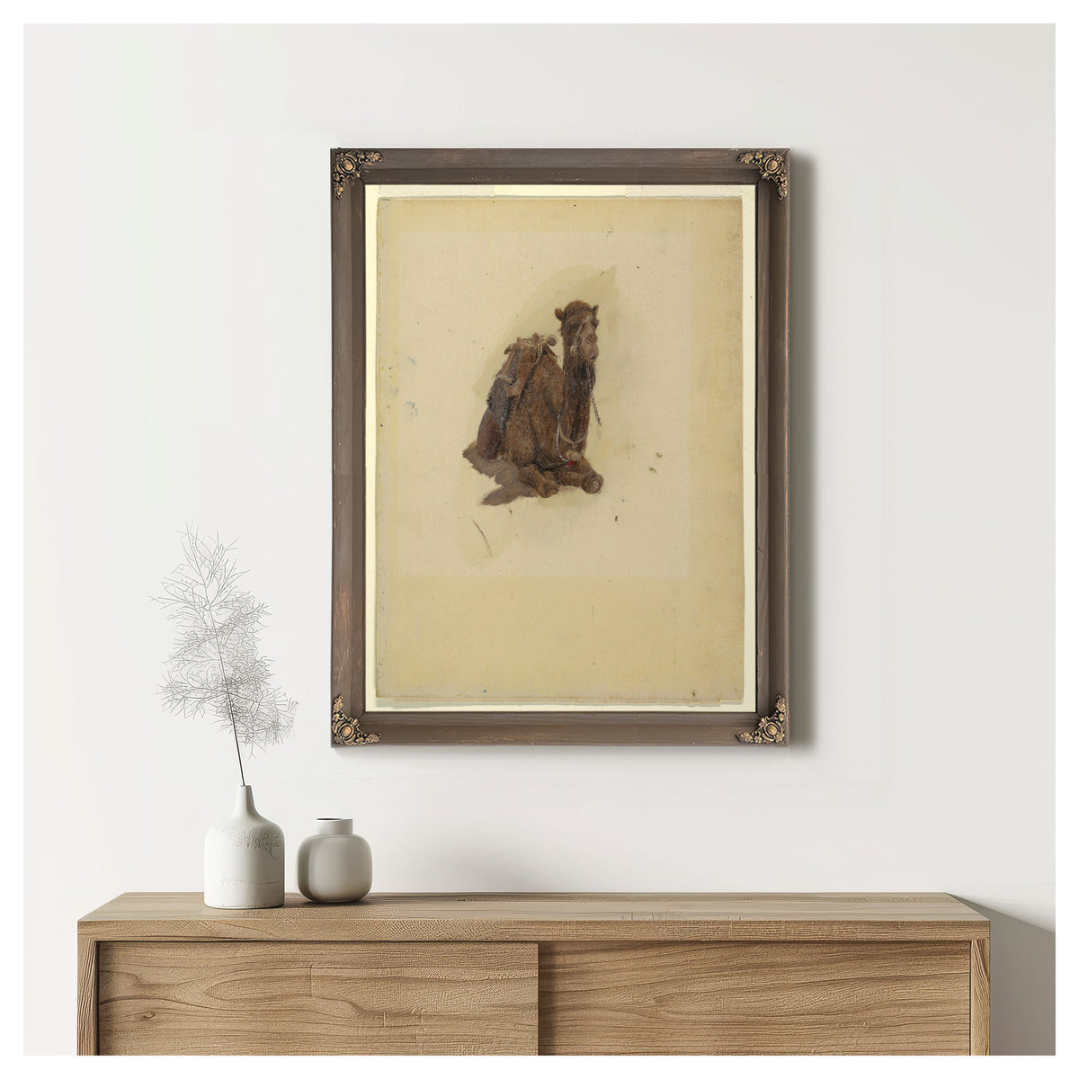 Original Files Crouching Dromedary By Frederic Edwin Church