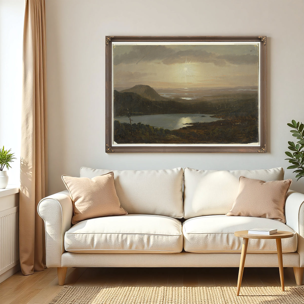 Original Files Eagle Lake Viewed By Frederic Edwin Church
