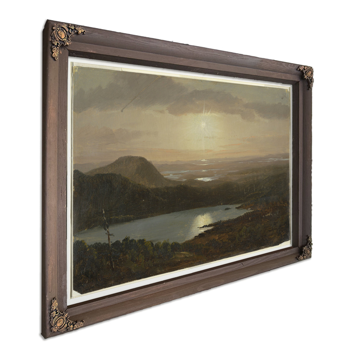 Original Files Eagle Lake Viewed By Frederic Edwin Church