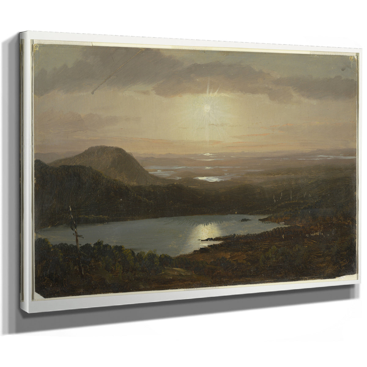 Original Files Eagle Lake Viewed By Frederic Edwin Church