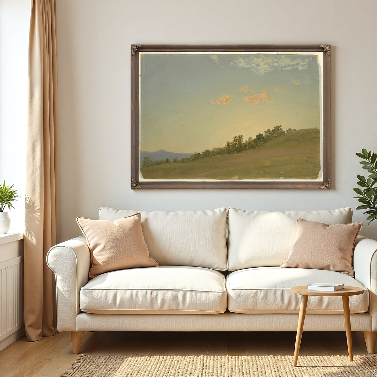 Original Files Hillside Hudson New By Frederic Edwin Church