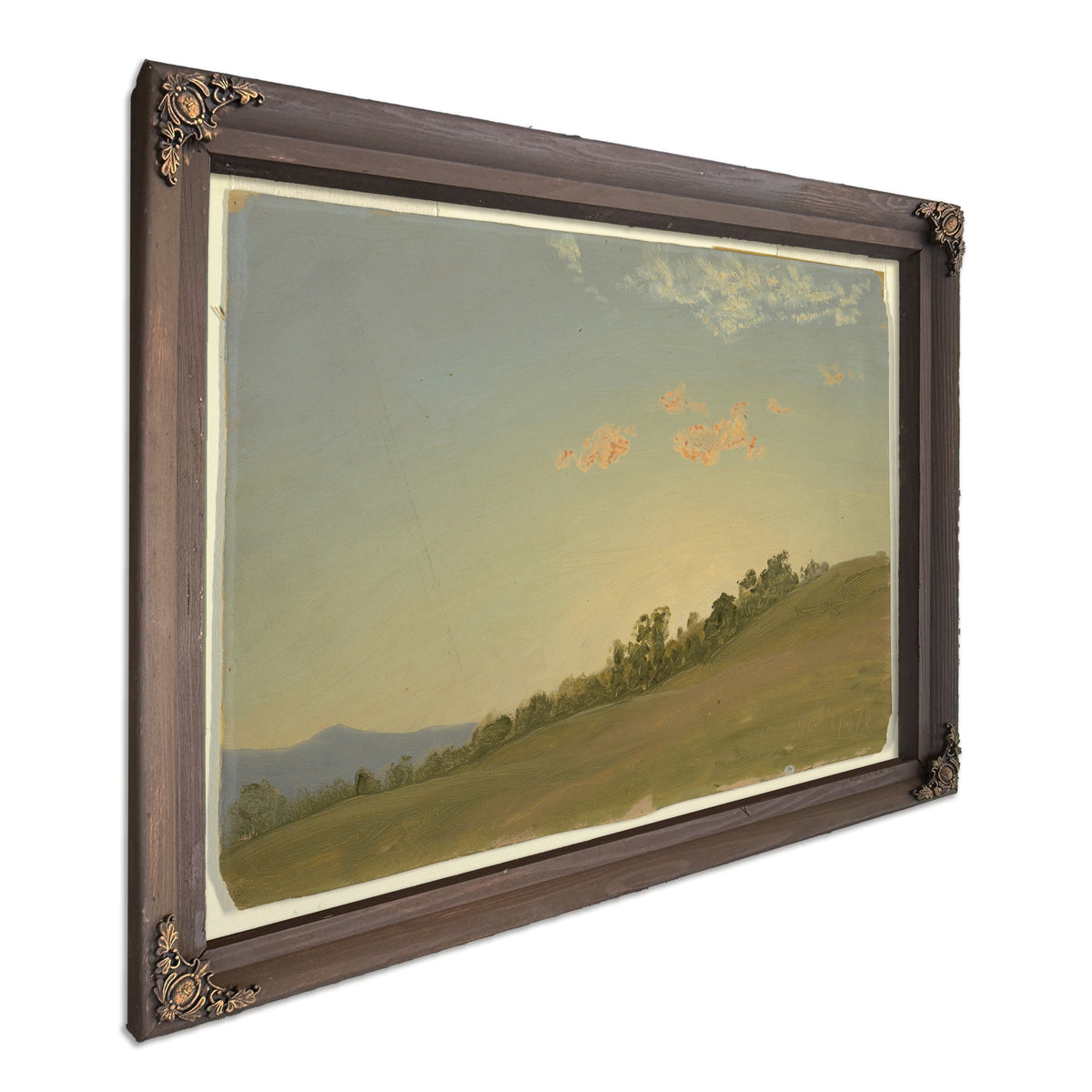 Original Files Hillside Hudson New By Frederic Edwin Church