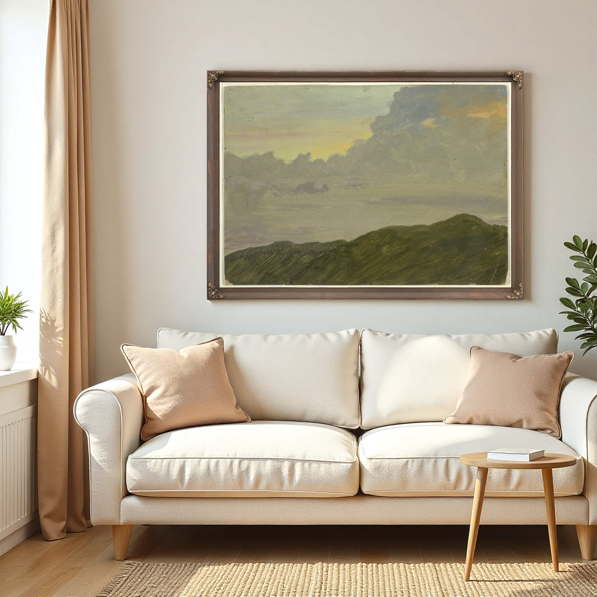 Original Files Hilltop Clouds 1865co66 By Frederic Edwin Church