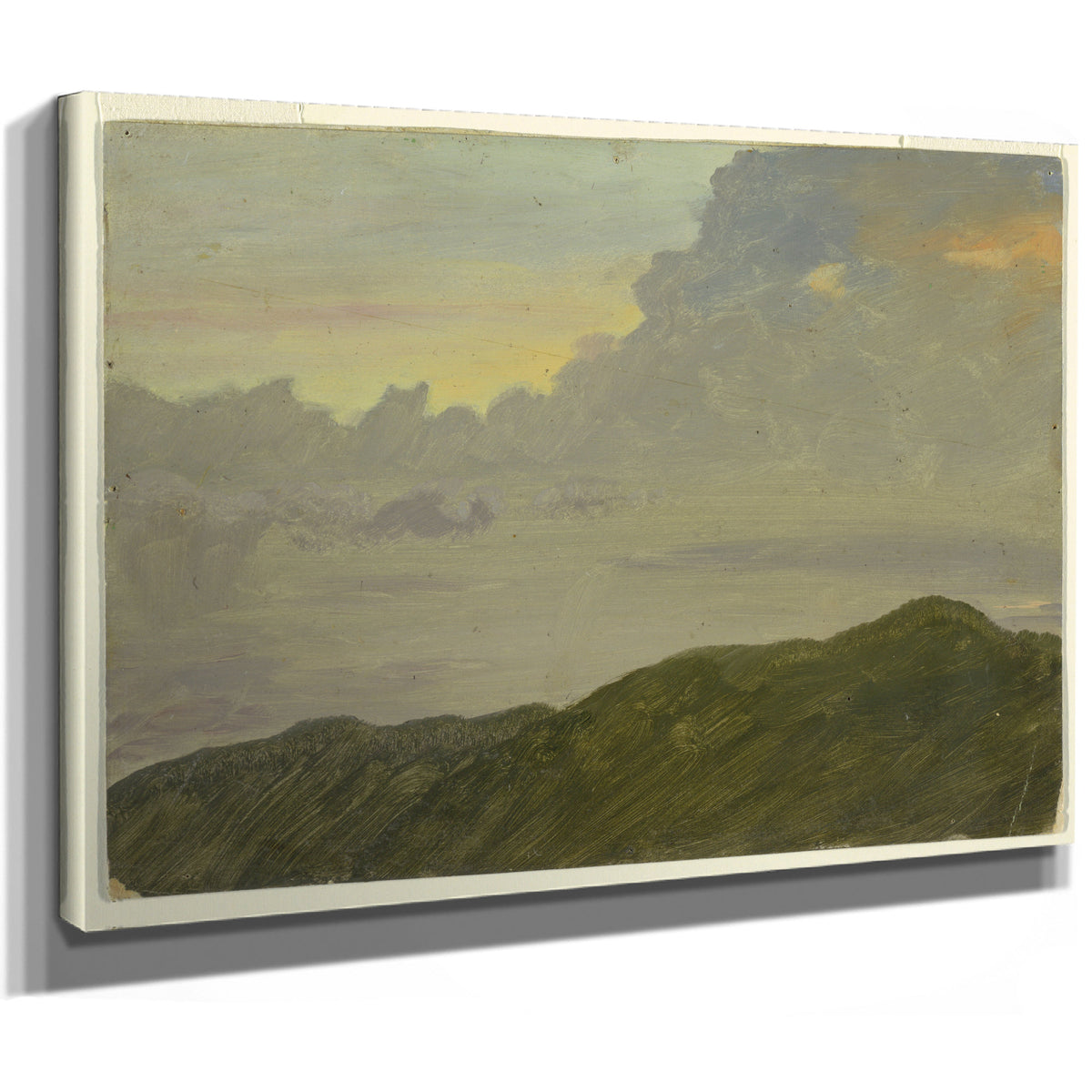 Original Files Hilltop Clouds 1865co66 By Frederic Edwin Church