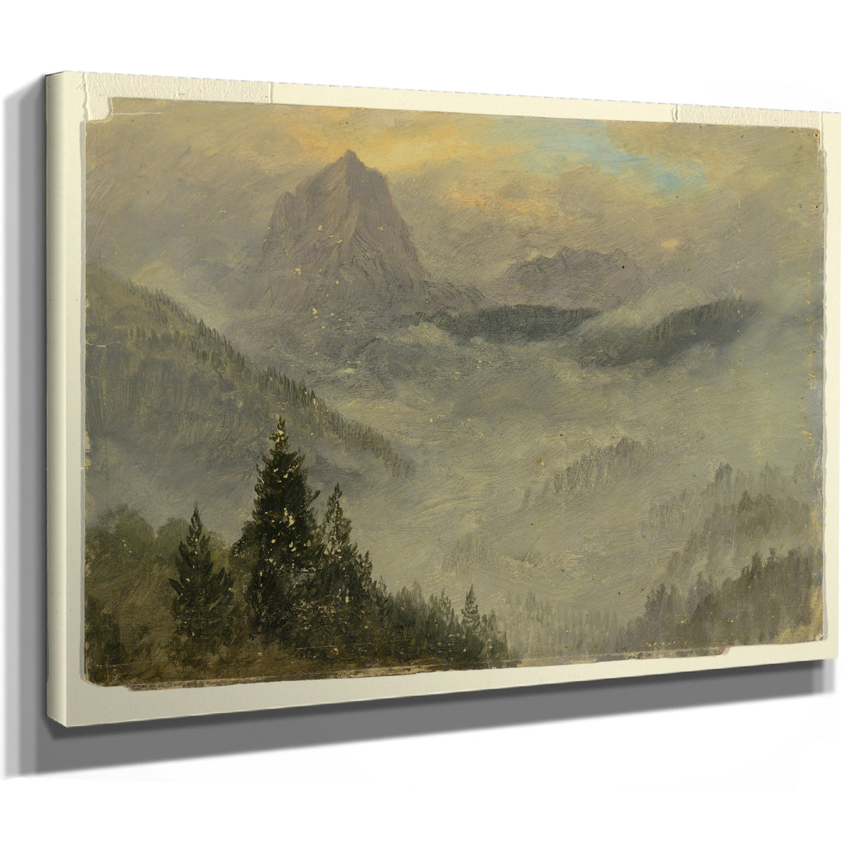 Original Files Hochkalter Near By Frederic Edwin Church