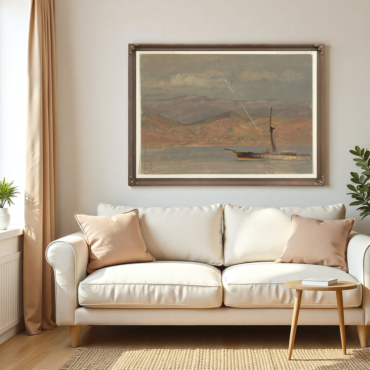 Original Files Italian Coast Off By Frederic Edwin Church