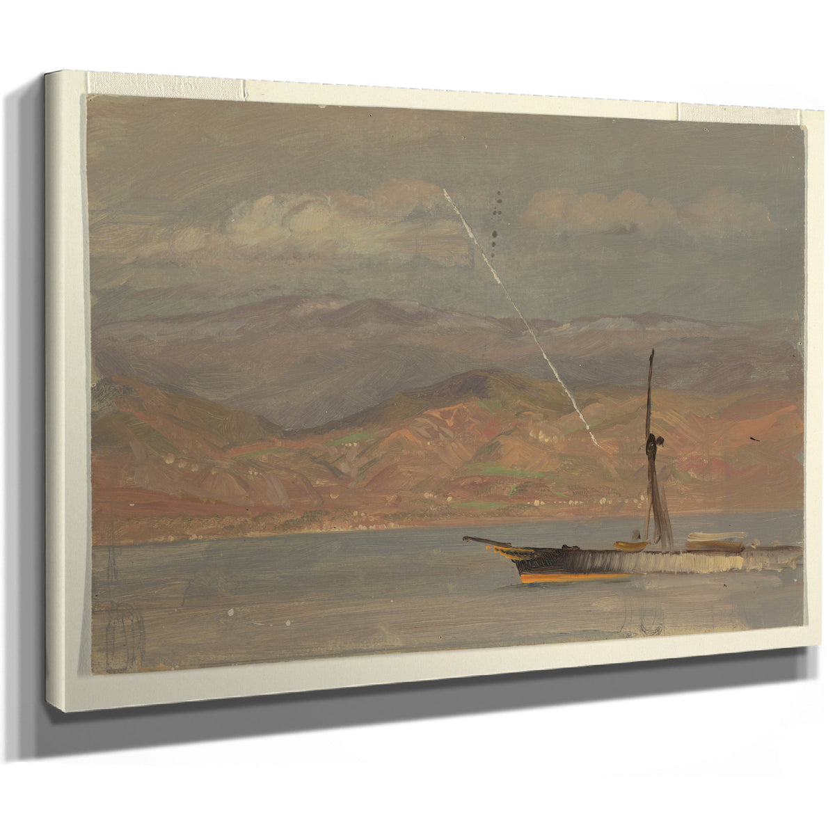 Original Files Italian Coast Off By Frederic Edwin Church