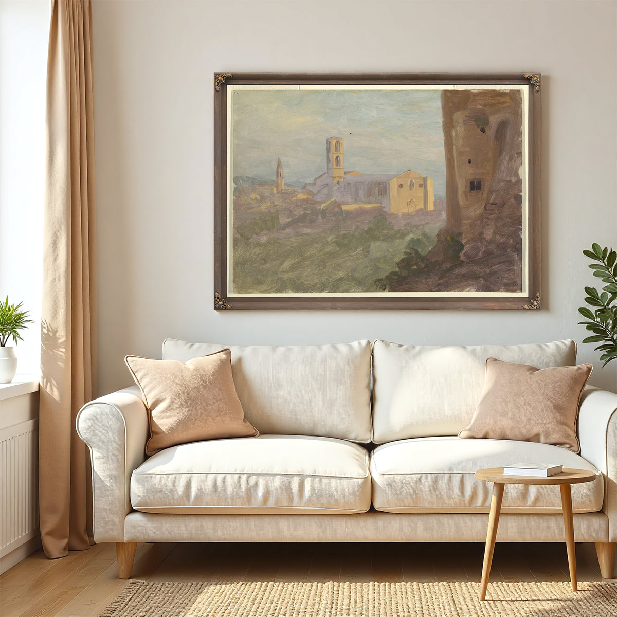 Original Files Italian Or Swiss Town By Frederic Edwin Church