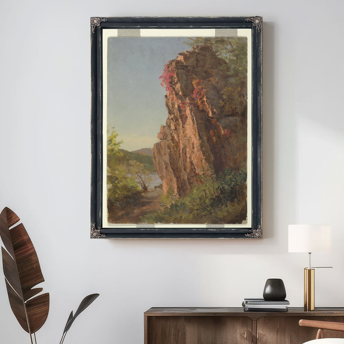 Original Files Landscape Large Rock By Frederic Edwin Church