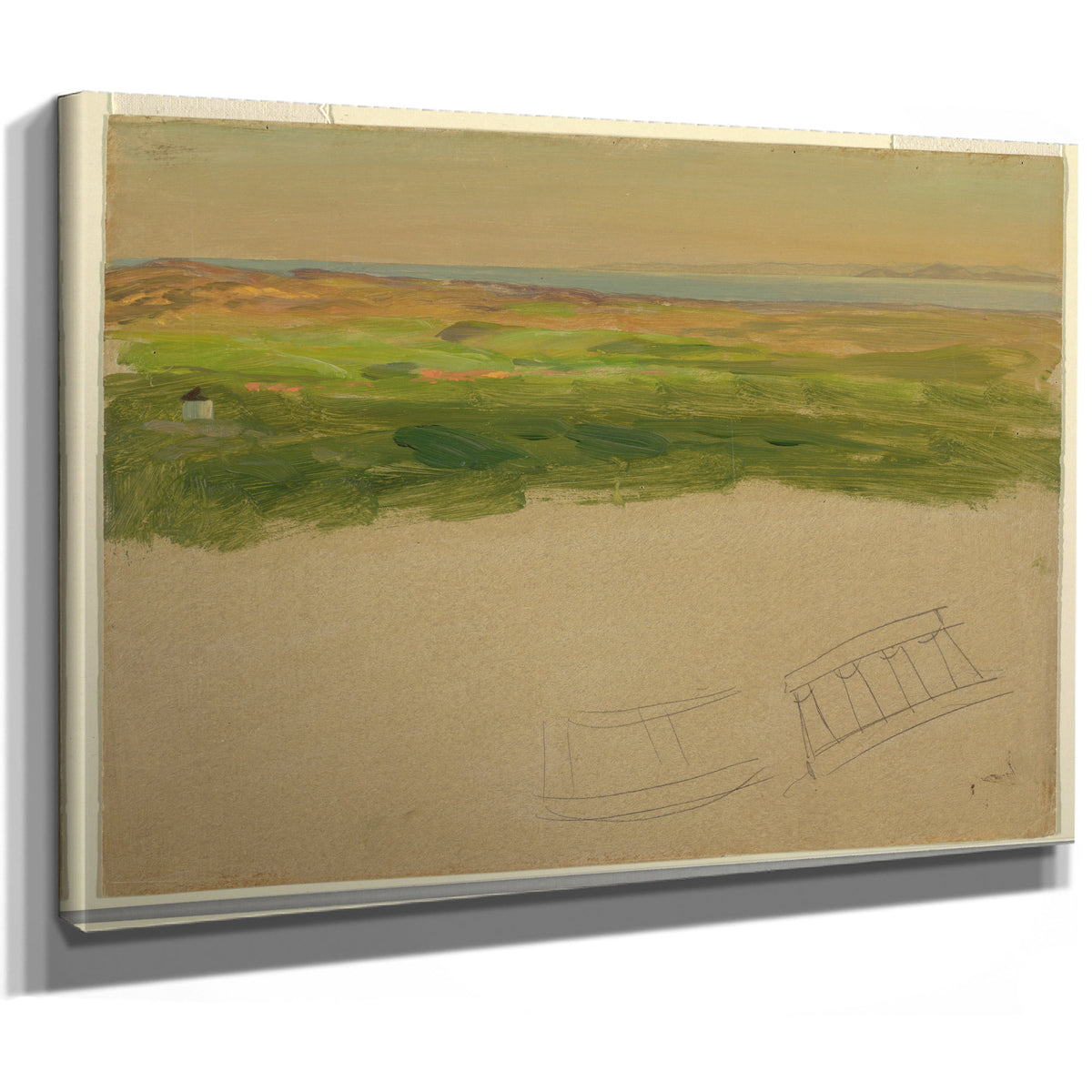 Original Files Landscape Near Syria Or By Frederic Edwin Church