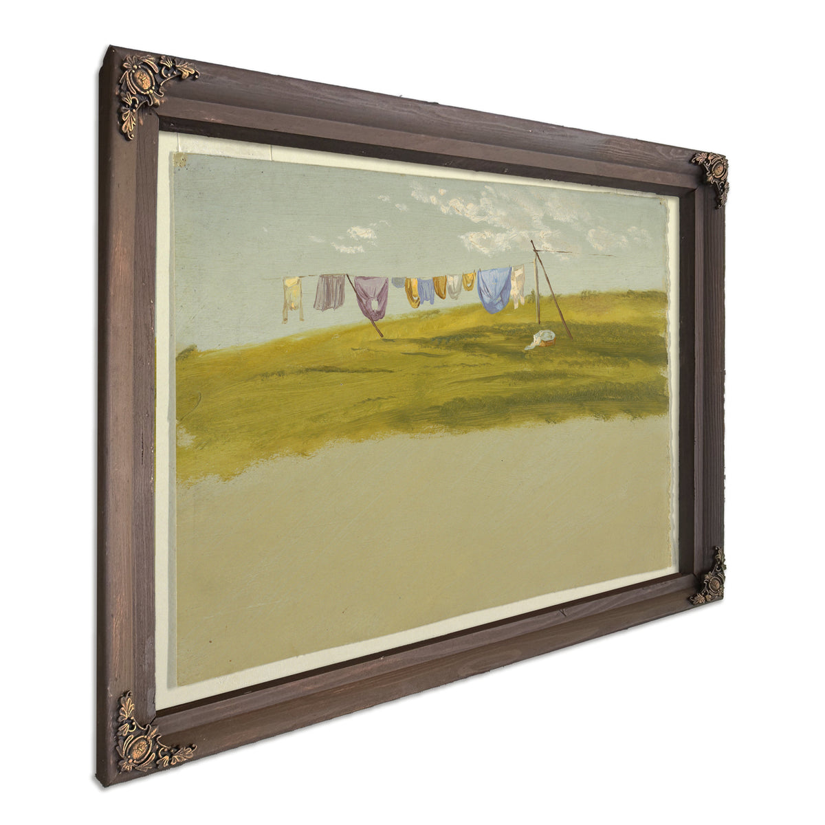 Original Files Laundry Hung Out to Dry By Frederic Edwin Church
