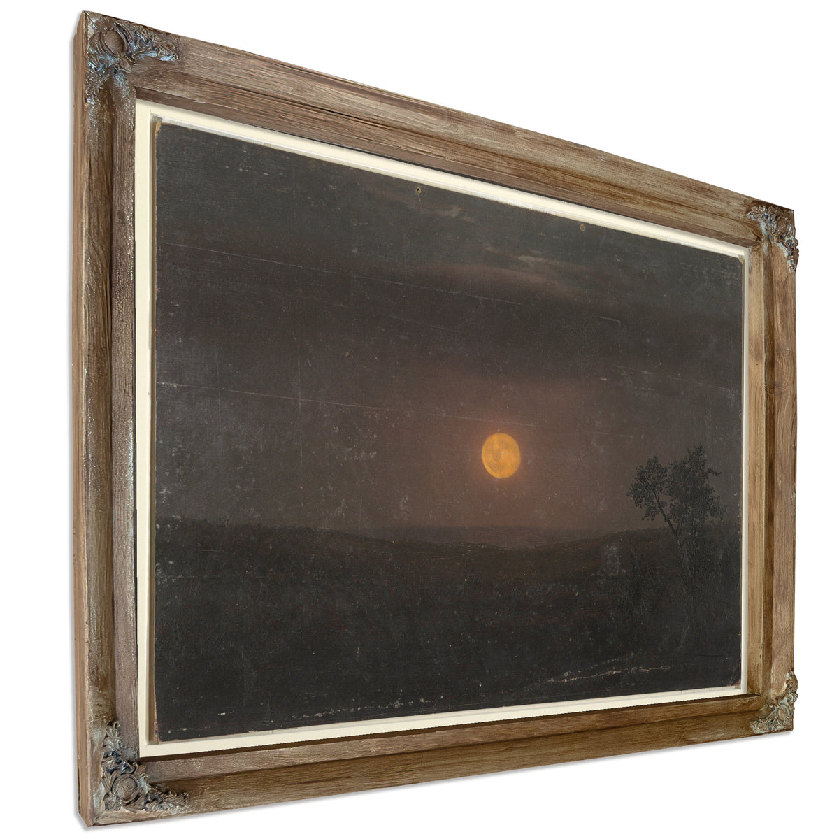 Original Files Moonlight Church S Farm By Frederic Edwin Church
