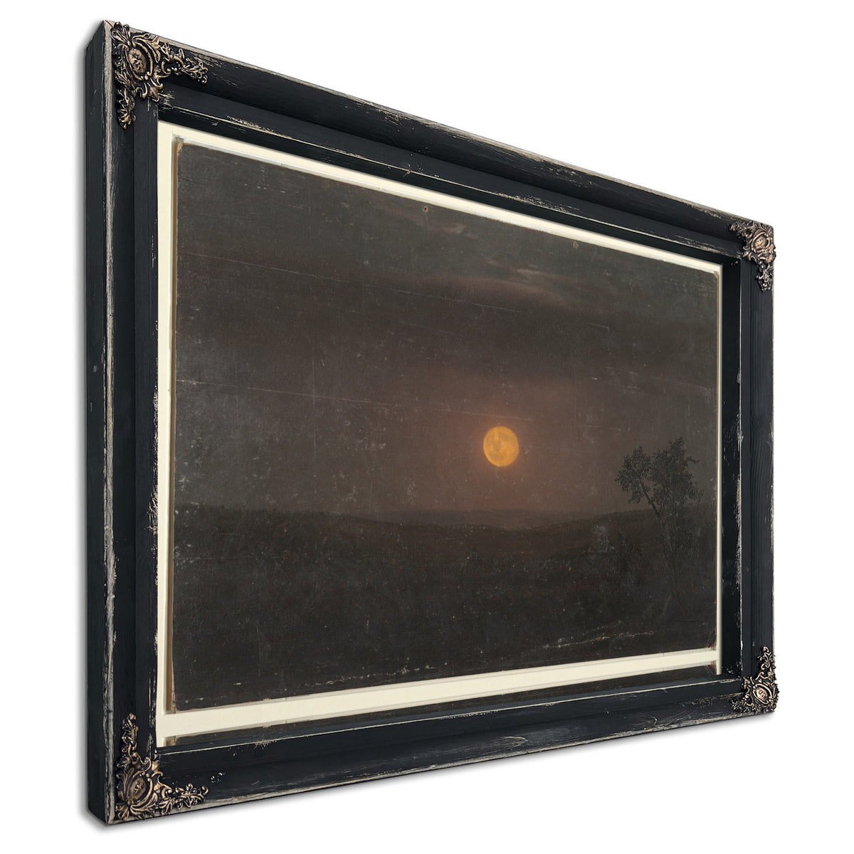 Original Files Moonlight Church S Farm By Frederic Edwin Church