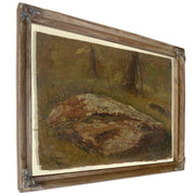 Original Files Mossy Rock August 1845 By Frederic Edwin Church