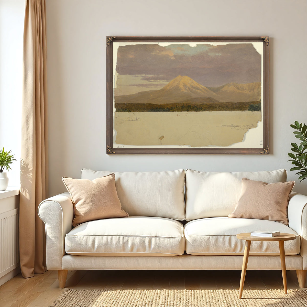 Original Files Mt Katahdin Lake 05 By Frederic Edwin Church