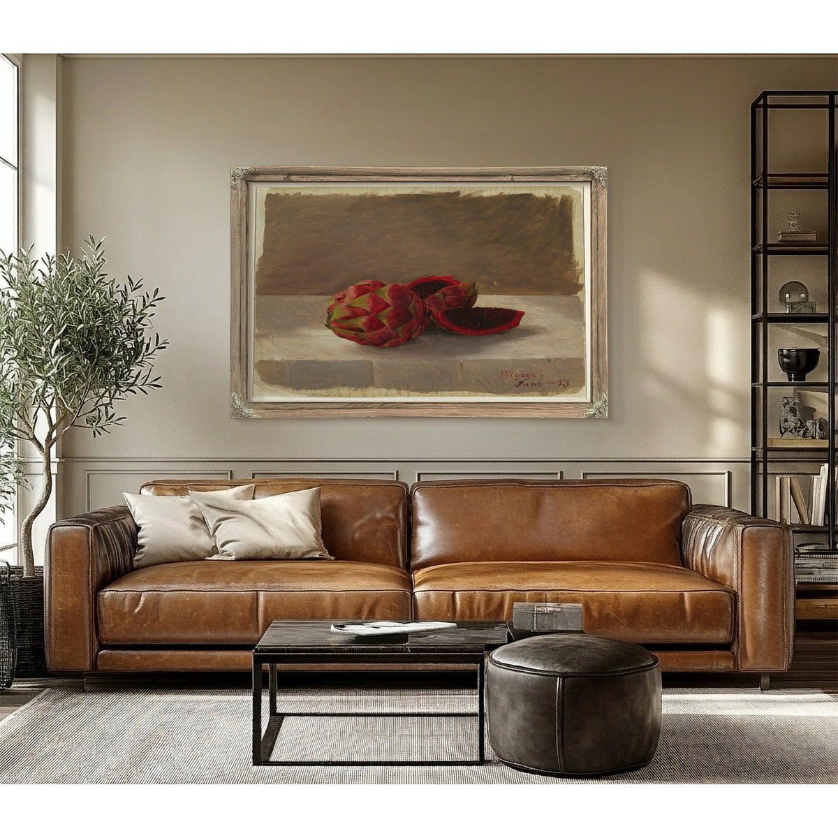 Original Files Pitajaya Fruit Columbia By Frederic Edwin Church