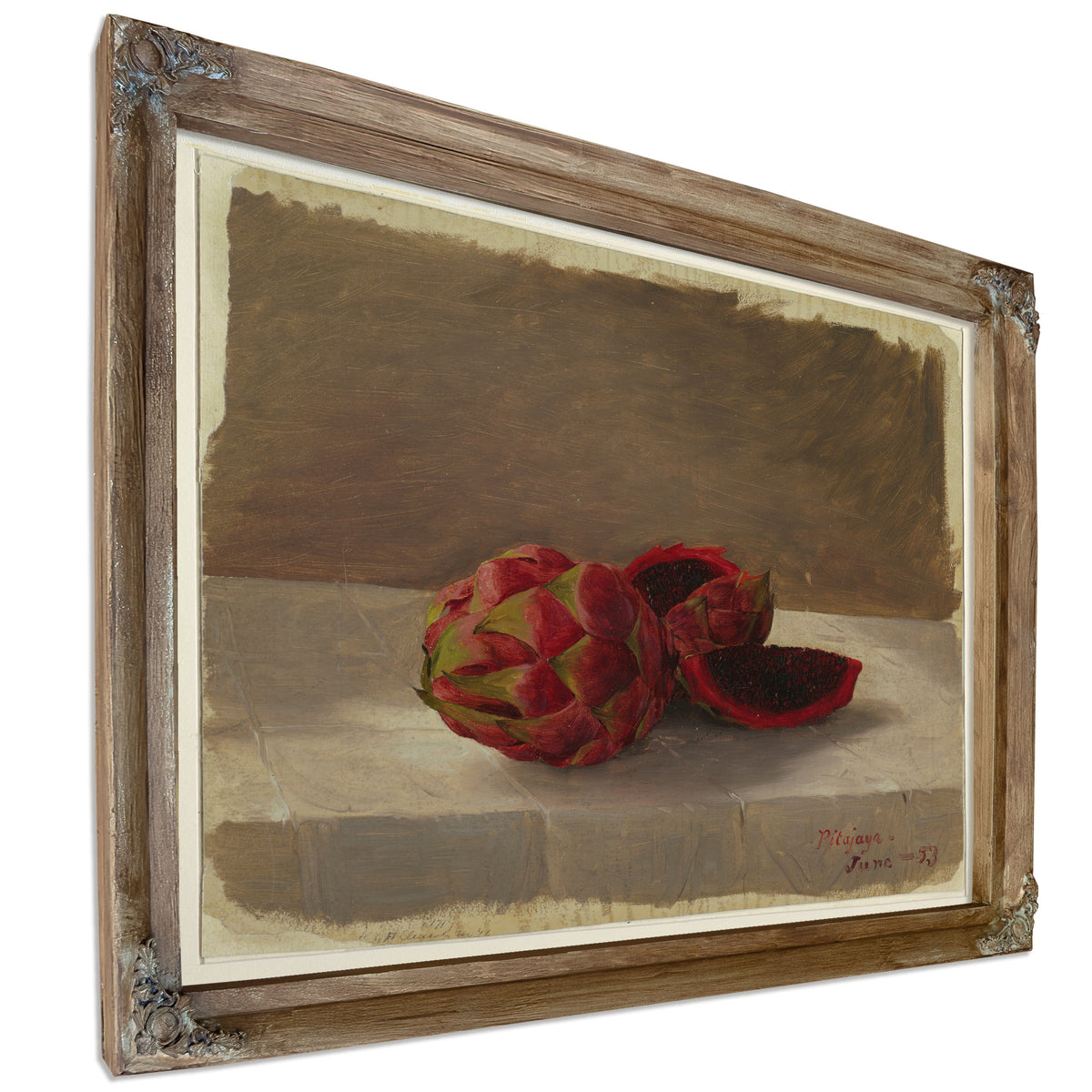 Original Files Pitajaya Fruit Columbia By Frederic Edwin Church