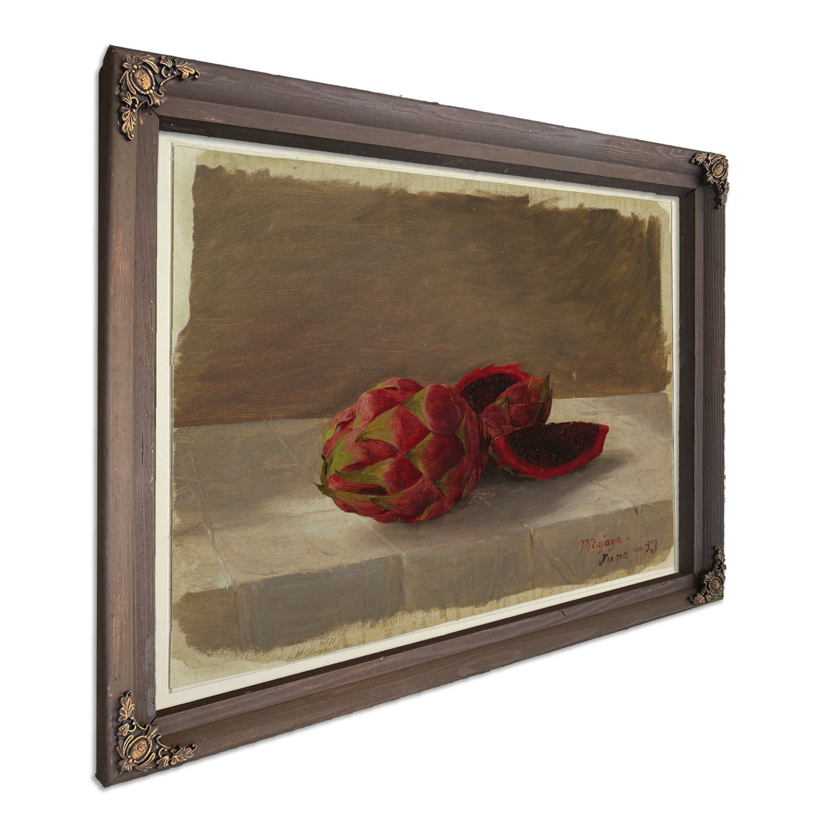 Original Files Pitajaya Fruit Columbia By Frederic Edwin Church