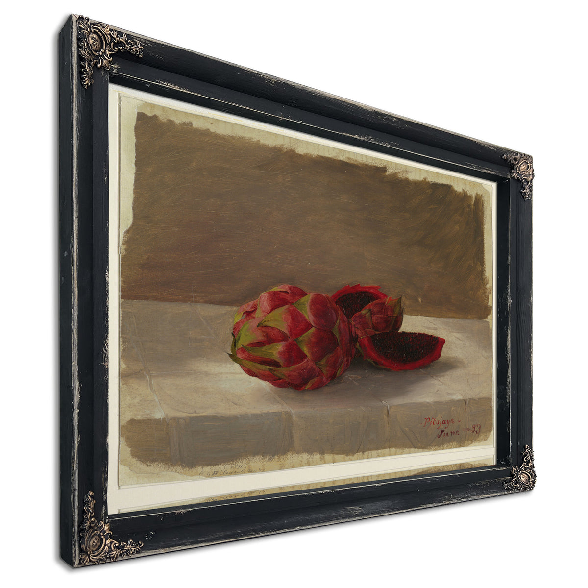 Original Files Pitajaya Fruit Columbia By Frederic Edwin Church