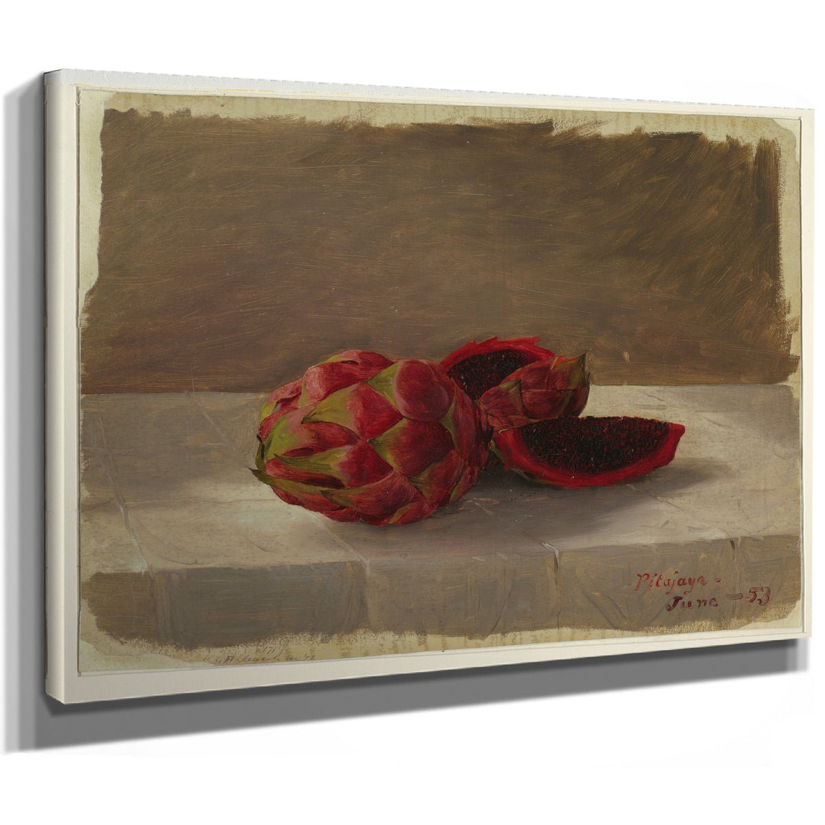 Original Files Pitajaya Fruit Columbia By Frederic Edwin Church