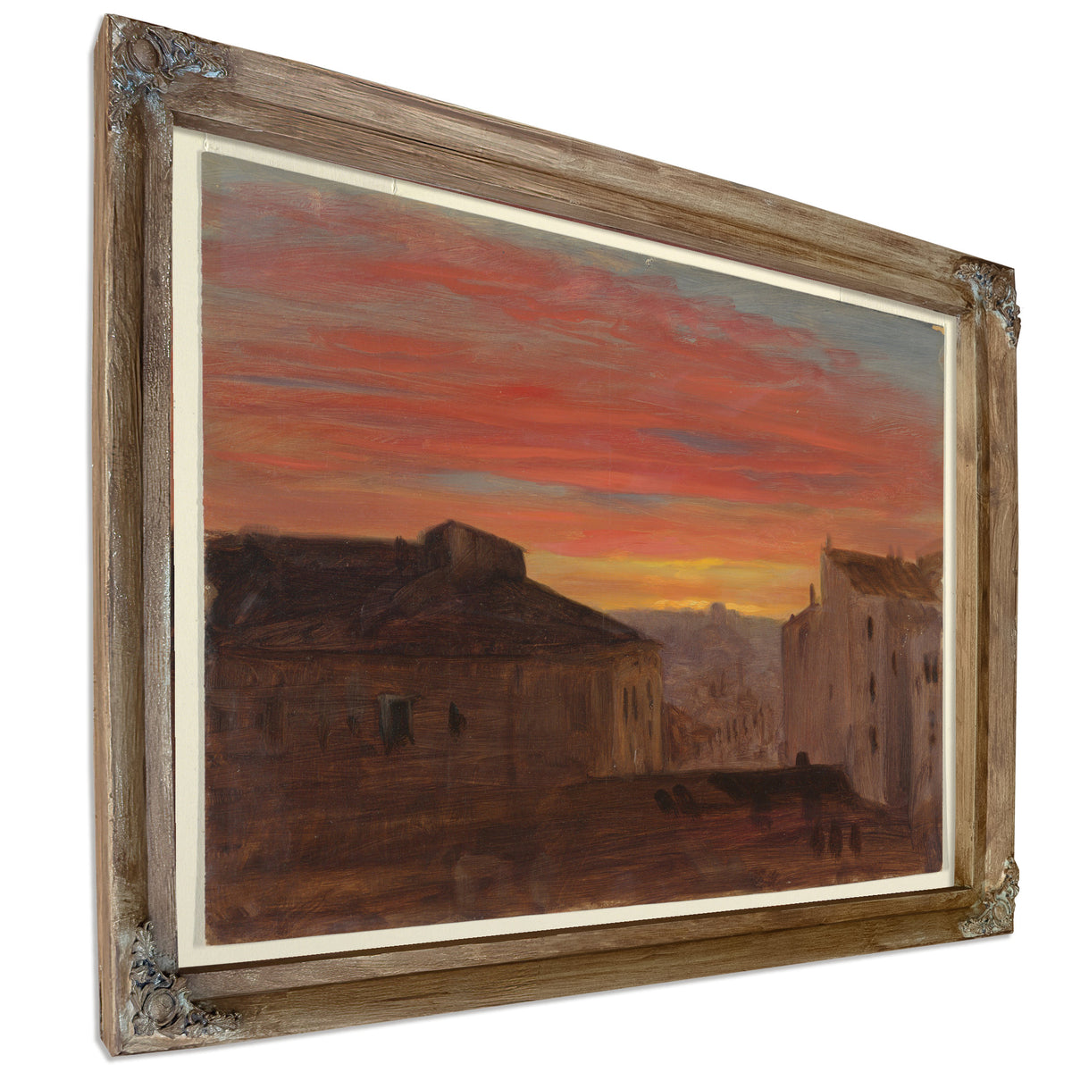 Original Files Rooftops Sunset the By Frederic Edwin Church