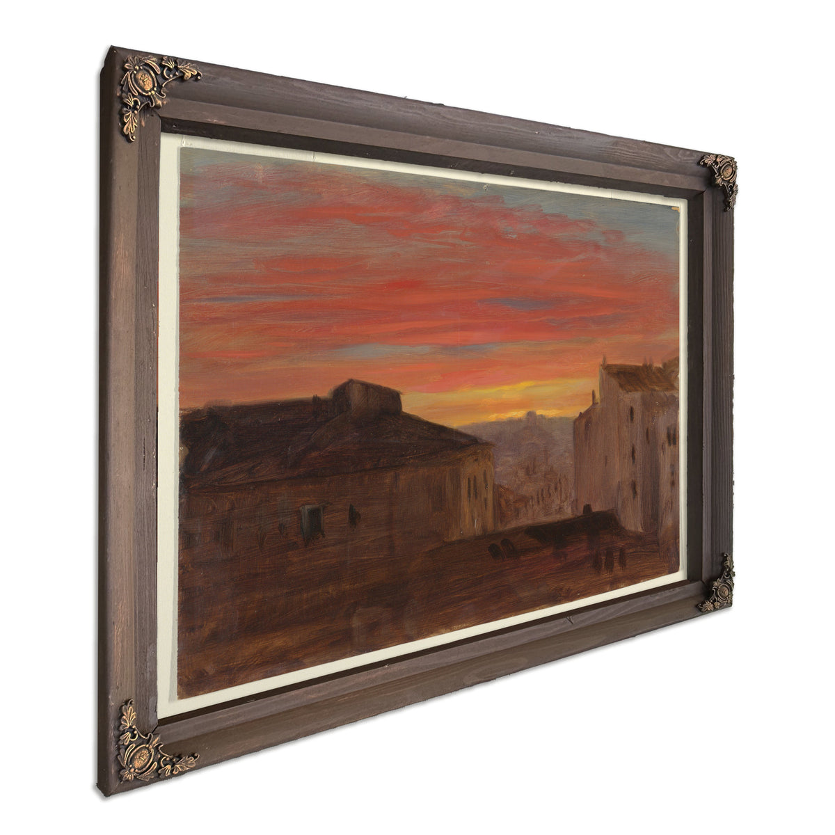 Original Files Rooftops Sunset the By Frederic Edwin Church