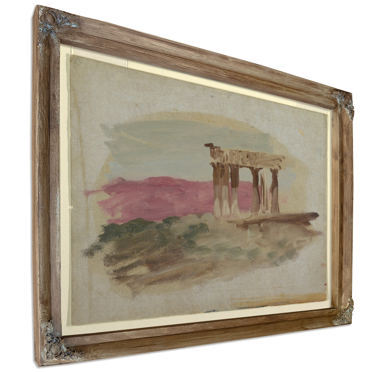 Original Files Ruins Doric Temple By Frederic Edwin Church
