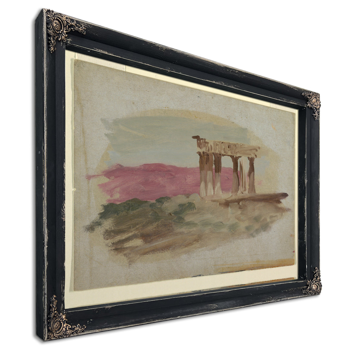 Original Files Ruins Doric Temple By Frederic Edwin Church
