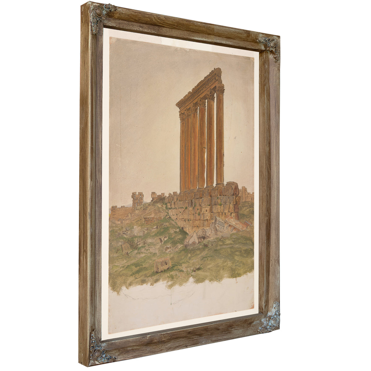 Original Files Ruins the Temple Zeus 02 By Frederic Edwin Church
