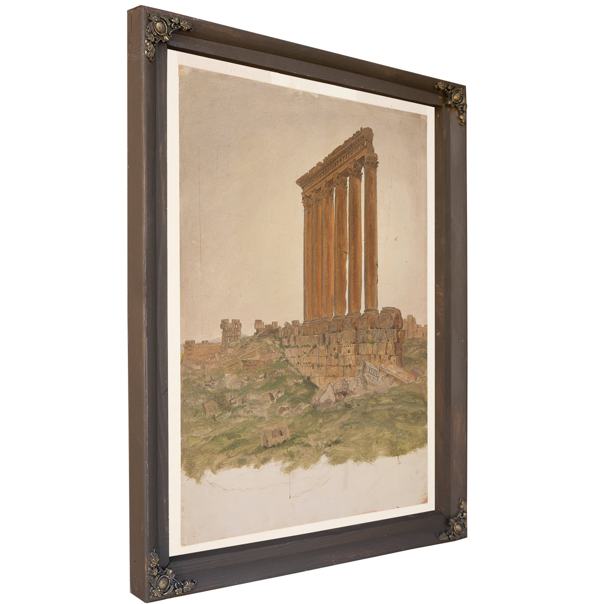 Original Files Ruins the Temple Zeus 02 By Frederic Edwin Church