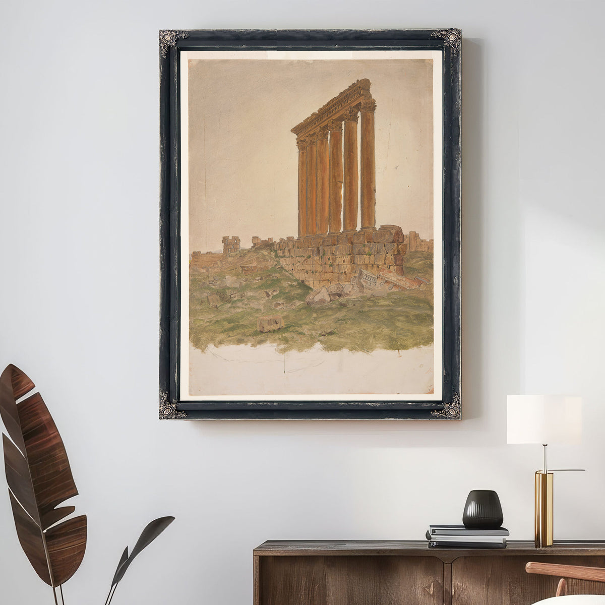 Original Files Ruins the Temple Zeus 02 By Frederic Edwin Church