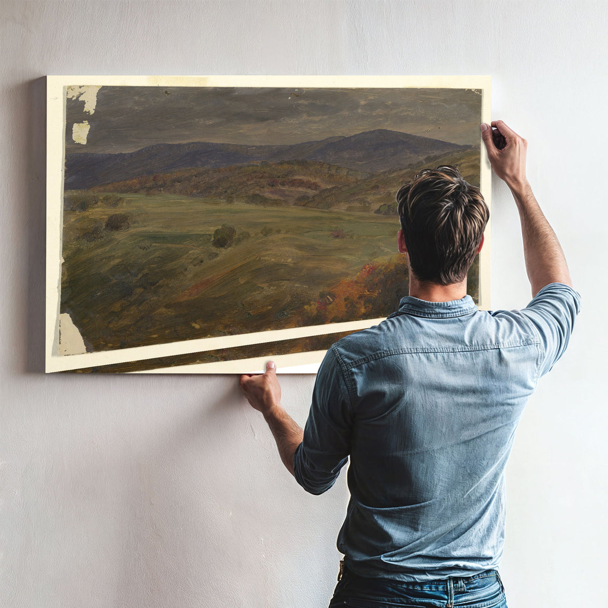 Original Files Scene the Catskills By Frederic Edwin Church