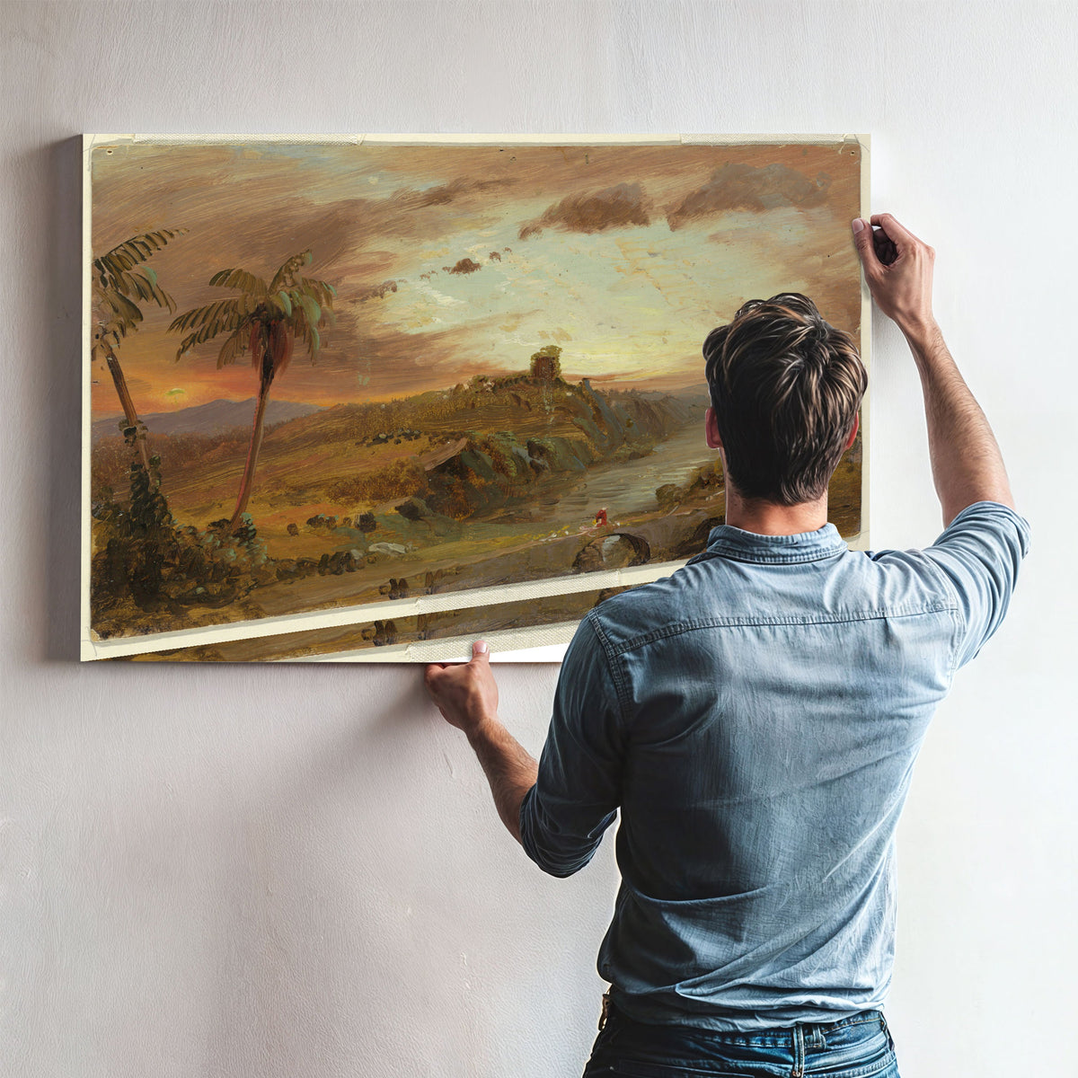 Original Files Study Imaginary S By Frederic Edwin Church
