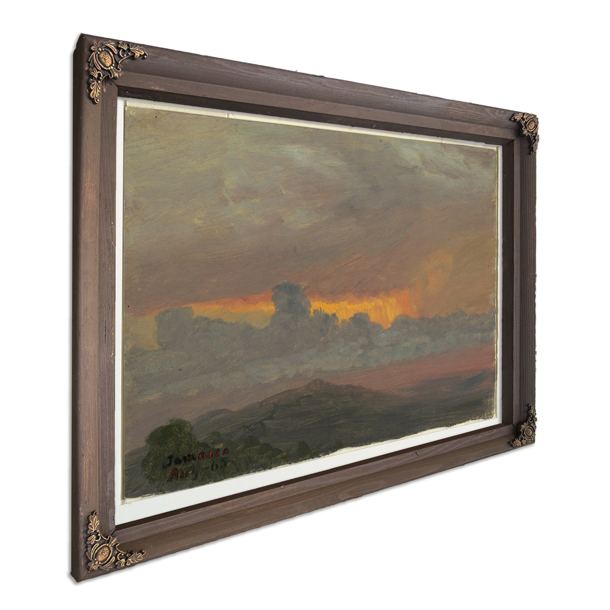 Original Files Sunset August 1865 By Frederic Edwin Church